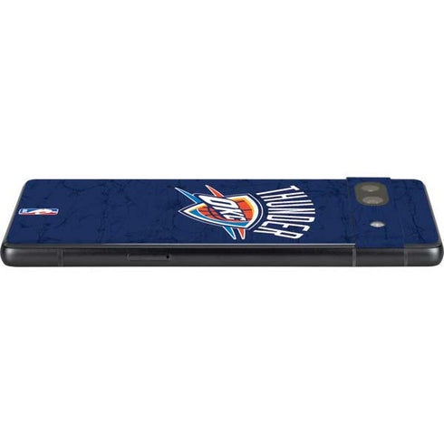 NBA OKC Thunder Distressed Google Pixel 7a Skin